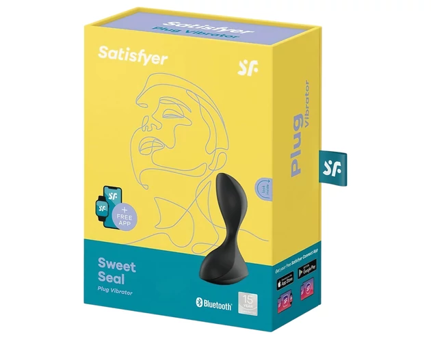 Satisfyer Sweet Seal - okos anál vibrátor (fekete)