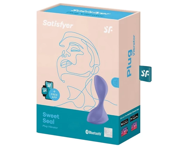 Satisfyer Sweet Seal - okos anál vibrátor (lila)