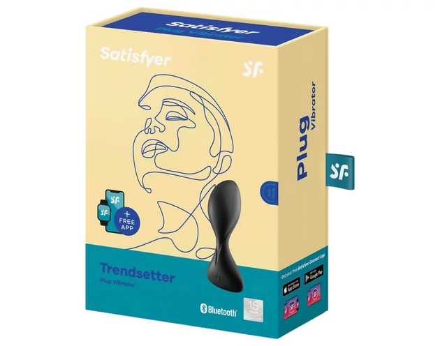 Satisfyer Trendsetter - okos anál vibrátor (fekete)