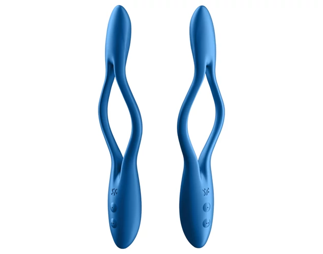 Satisfyer Elastic Game - akkus, flexibilis párvibrátor (kék)