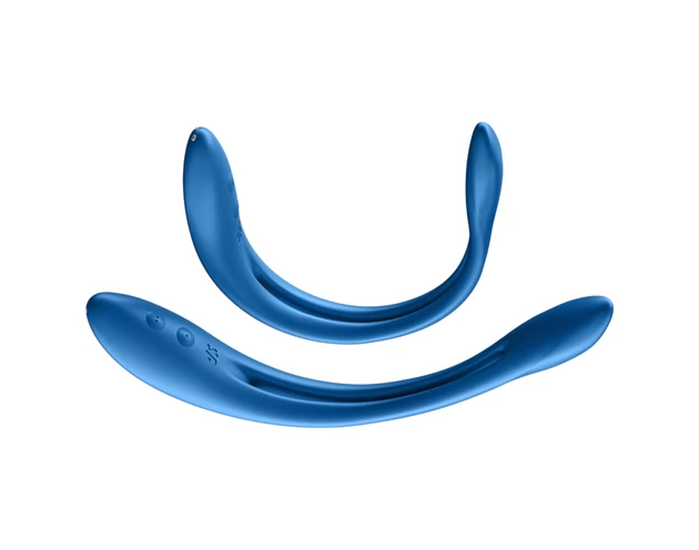 Satisfyer Elastic Game - akkus, flexibilis párvibrátor (kék)