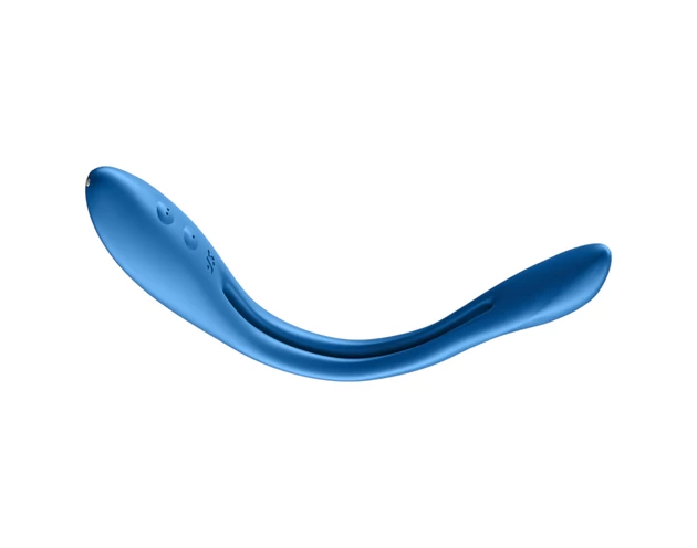 Satisfyer Elastic Game - akkus, flexibilis párvibrátor (kék)