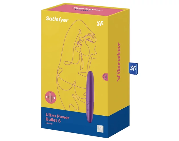 Satisfyer Ultra Power Bullet 6 - akkus, vízálló vibrátor (viola)