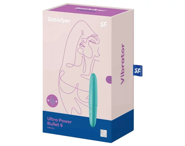 Satisfyer Ultra Power Bullet 6 - vízálló vibrátor (türkiz)