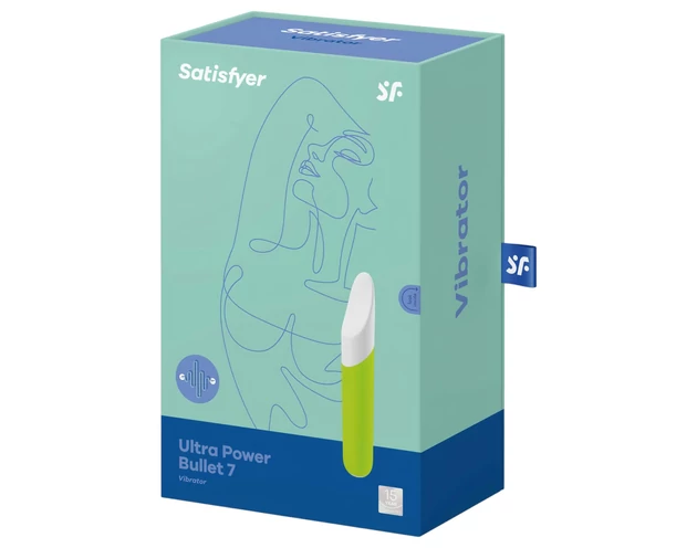 Satisfyer Ultra Power Bullet 7 - vízálló csikló vibrátor (zöld)