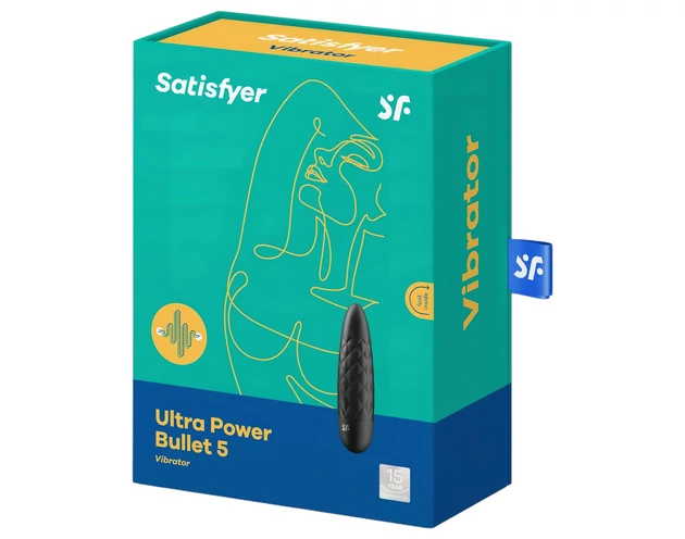 Satisfyer Ultra Power Bullet 5 - vízálló vibrátor (fekete)