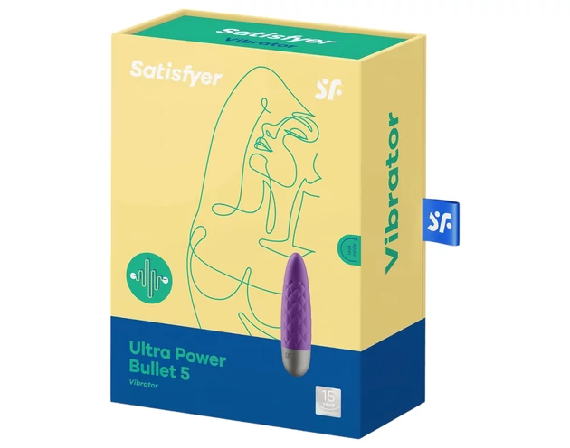 Satisfyer Ultra Power Bullet 5 - akkus, vízálló vibrátor (viola)