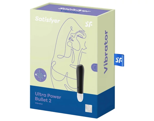 Satisfyer Ultra Power Bullet 2 - vízálló vibrátor (fekete)