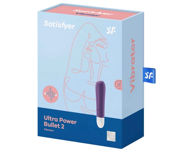 Satisfyer Ultra Power Bullet 2 - akkus, vízálló vibrátor (lila)