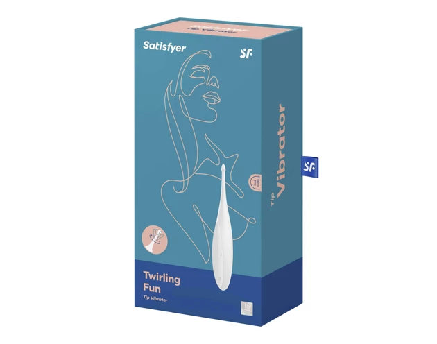 Satisfyer Twirling Fun - akkus, vízálló csiklóvibrátor (fehér)