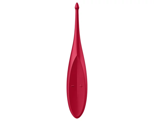 Satisfyer Twirling Fun - akkus, vízálló csikló vibrátor (piros)