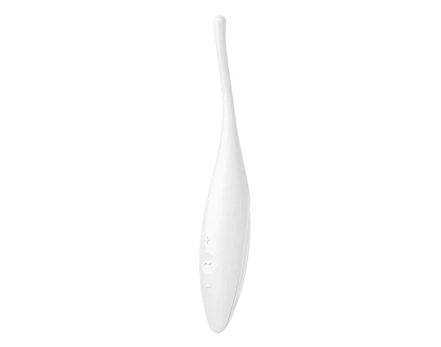Satisfyer Twirling Joy - okos, akkus, vízálló csiklóvibrátor (fehér)