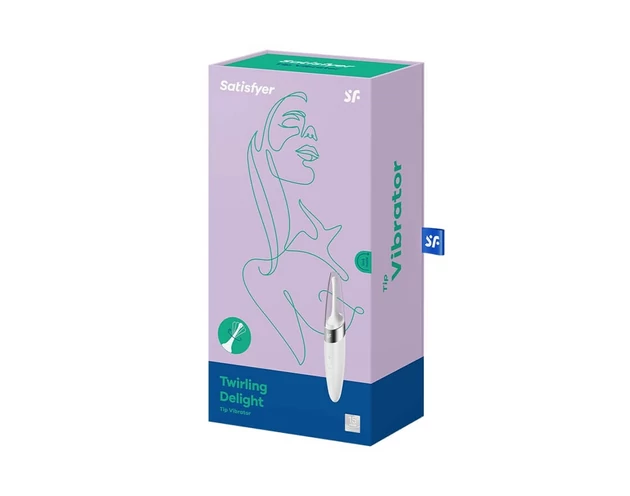 Satisfyer Twirling Delight - akkus, vízálló csiklóvibrátor (fehér)