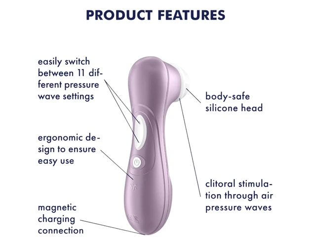 Satisfyer Pro 2 Gen2 - akkus csiklóizgató (viola)