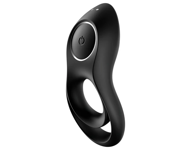 Satisfyer Legendary Duo - akkus, vibrációs péniszgyűrű (fekete)