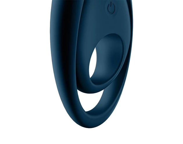 Satisfyer Glorious Duo - vibrációs péniszgyűrű (kék)