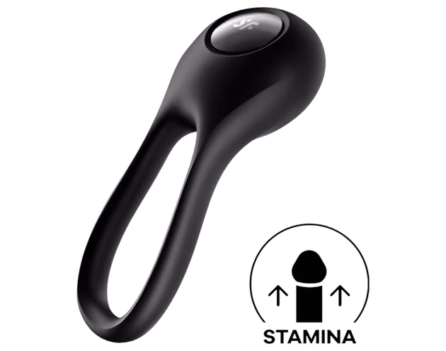 Satisfyer Majestic Duo - akkus, vízálló péniszgyűrű (fekete)