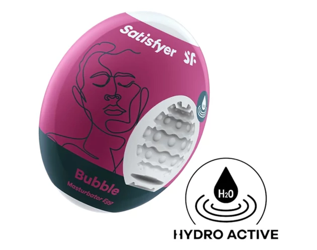 Satisfyer Egg Bubble - tojás maszturbátor (1db)