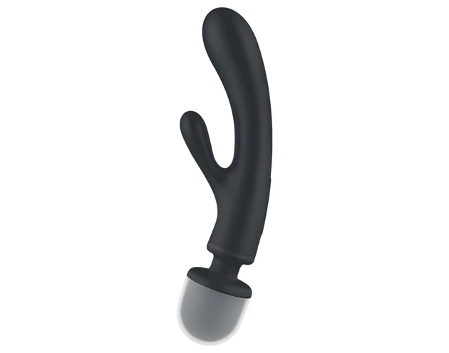 Satisfyer Triple Lover - G-pont és masszírozó vibrátor (ezüst)