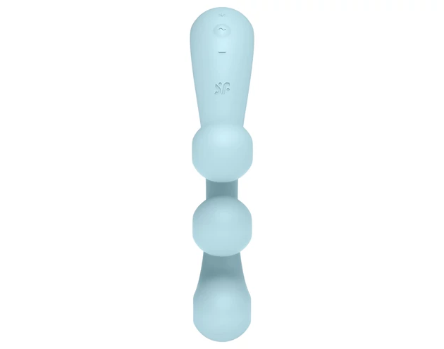Satisfyer Tri Ball 2 - multifunkciós vibrátor (menta)