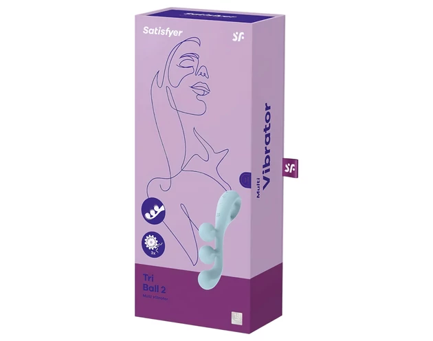 Satisfyer Tri Ball 2 - multifunkciós vibrátor (menta)