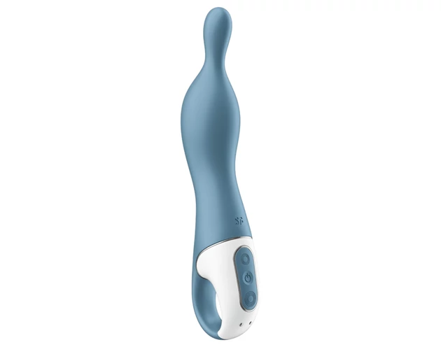 Satisfyer A-Mazing 1 - akkus, A-pont vibrátor (kék)