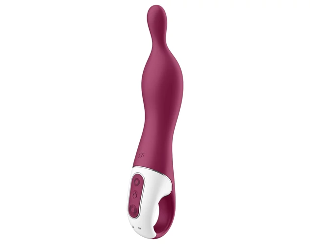 Satisfyer A-Mazing 1 - akkus, A-pont vibrátor (piros)