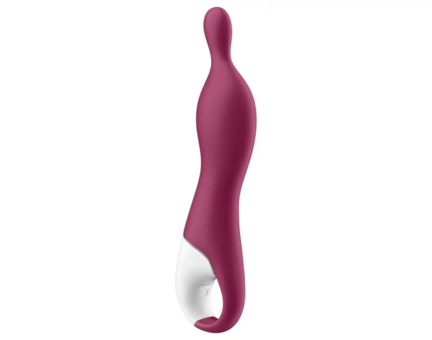 Satisfyer A-Mazing 1 - akkus, A-pont vibrátor (piros)