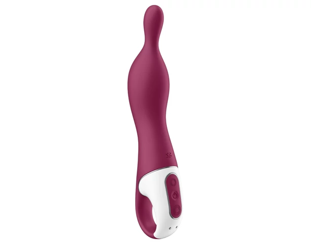 Satisfyer A-Mazing 1 - akkus, A-pont vibrátor (piros)