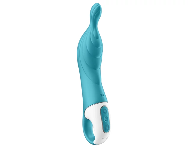 Satisfyer A-Mazing 2 - akkus, A-pont vibrátor (türkiz)