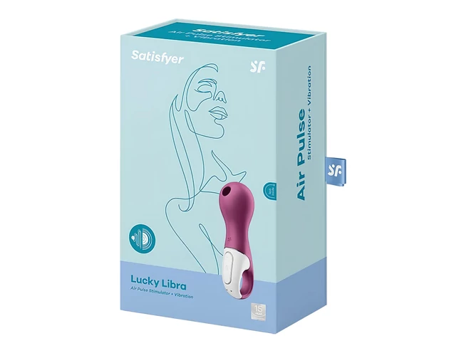 Satisfyer Lucky Libra - léghullámos csiklóizgató (lila)