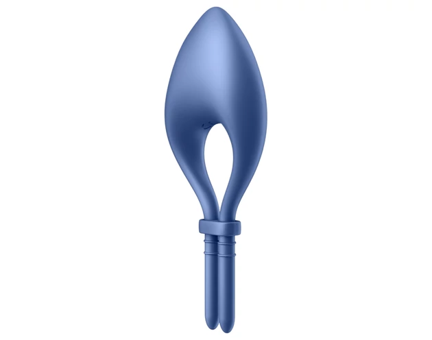 Satisfyer Bullseye - okos vibrációs péniszgyűrű (kék)