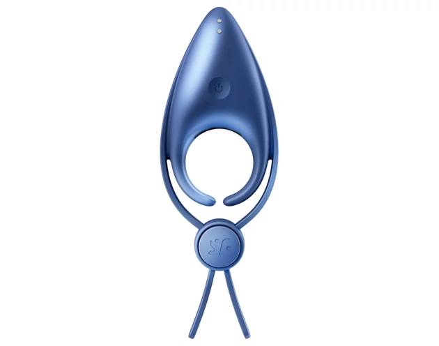 Satisfyer Sniper - akkus, vibrációs péniszgyűrű (kék)