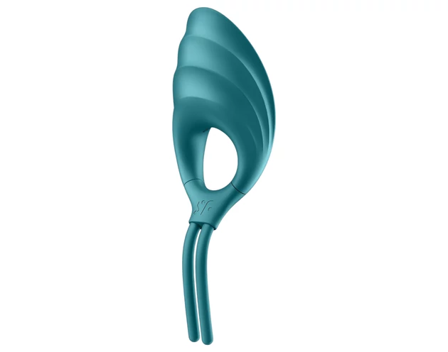 Satisfyer Swordsman - akkus, vibrációs péniszgyűrű (zöld)