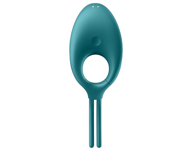 Satisfyer Swordsman - akkus, vibrációs péniszgyűrű (zöld)