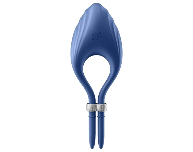 Satisfyer Duelist - akkus vibrációs péniszgyűrű (kék)