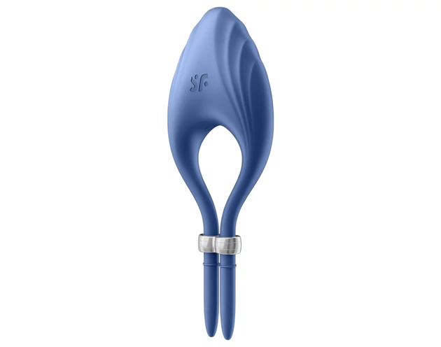 Satisfyer Duelist - akkus vibrációs péniszgyűrű (kék)