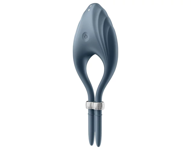 Satisfyer Duelist - akkus vibrációs péniszgyűrű (szürke)