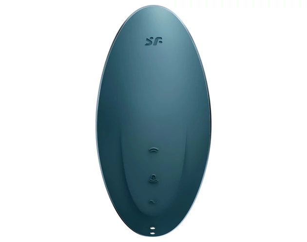 Satisfyer Vulva Lover 1 - akkus léghullámos csikló vibrátor (kék)