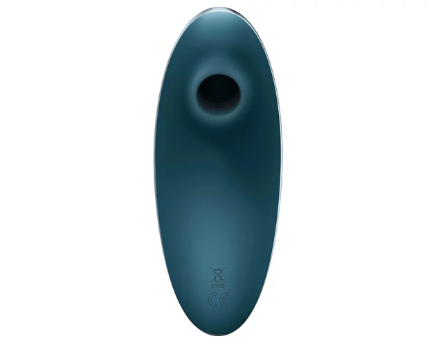 Satisfyer Vulva Lover 1 - akkus léghullámos csikló vibrátor (kék)