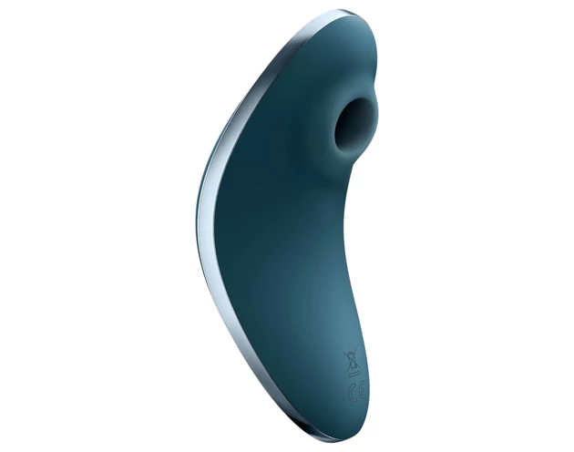 Satisfyer Vulva Lover 1 - akkus léghullámos csikló vibrátor (kék)