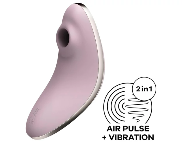 Satisfyer Vulva Lover 1 - léghullámos csikló vibrátor (viola)
