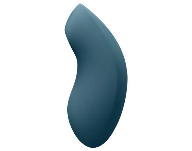 Satisfyer Vulva Lover 2 - akkus léghullámos csikló vibrátor (kék)