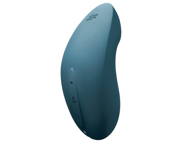 Satisfyer Vulva Lover 2 - akkus léghullámos csikló vibrátor (kék)