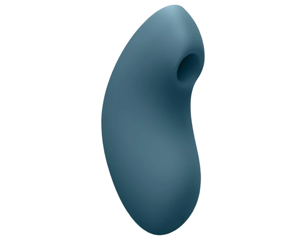 Satisfyer Vulva Lover 2 - akkus léghullámos csikló vibrátor (kék)