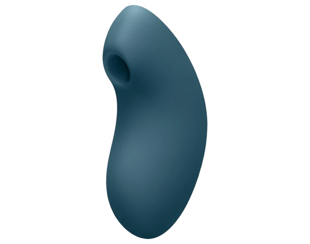 Satisfyer Vulva Lover 2 - akkus léghullámos csikló vibrátor (kék)