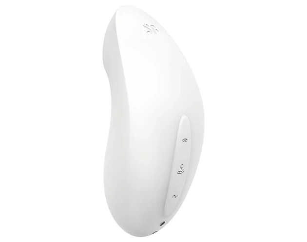 Satisfyer Vulva Lover 2 - léghullámos csikló vibrátor (fehér)