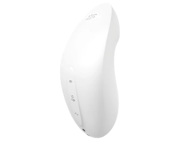 Satisfyer Vulva Lover 2 - léghullámos csikló vibrátor (fehér)