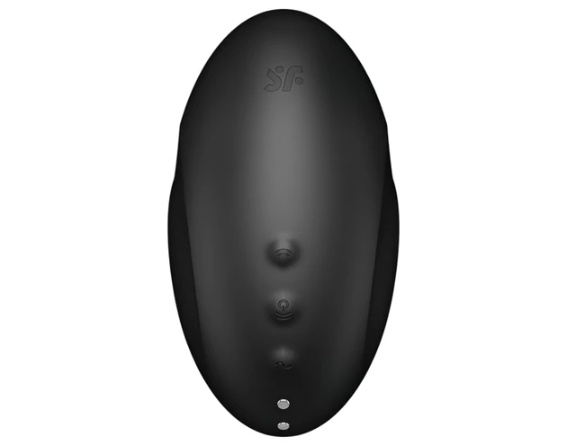 Satisfyer Vulva Lover 3 - léghullámos csiklóizgató (fekete)
