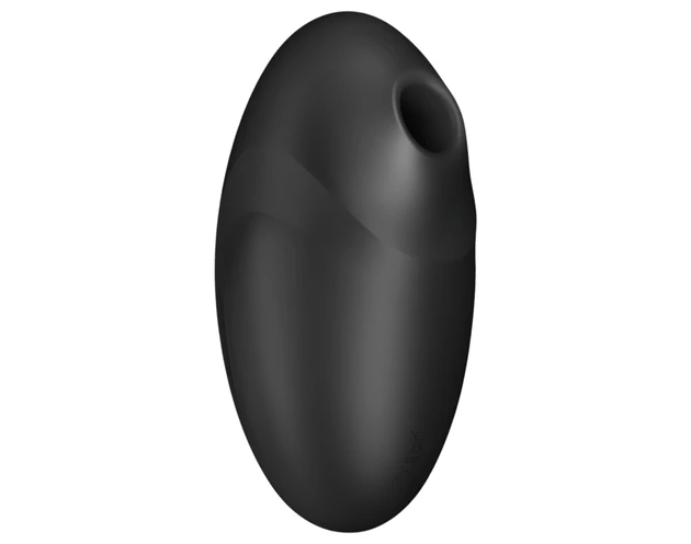 Satisfyer Vulva Lover 3 - léghullámos csiklóizgató (fekete)